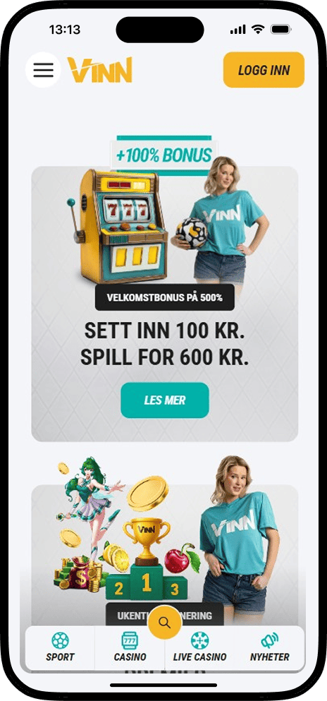 vinn casino bonus uten innskudd
